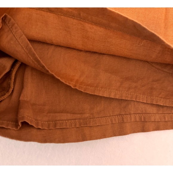 Abercrombie & Fitch Reddish Brown Adjustable Strap Belted Romper, w/ Pockets, M - Picture 14 of 14